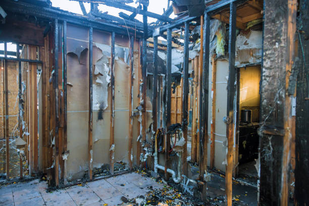 Professional Soot Cleanup technician working in Greenbelt, MD